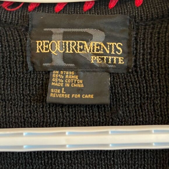 Vintage knit button up sweater vest plaid - Picture 5 of 7